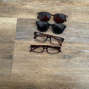 2 pair readers 2.50, 1 reader sunglasses 2.50 & 1 @ 2.75